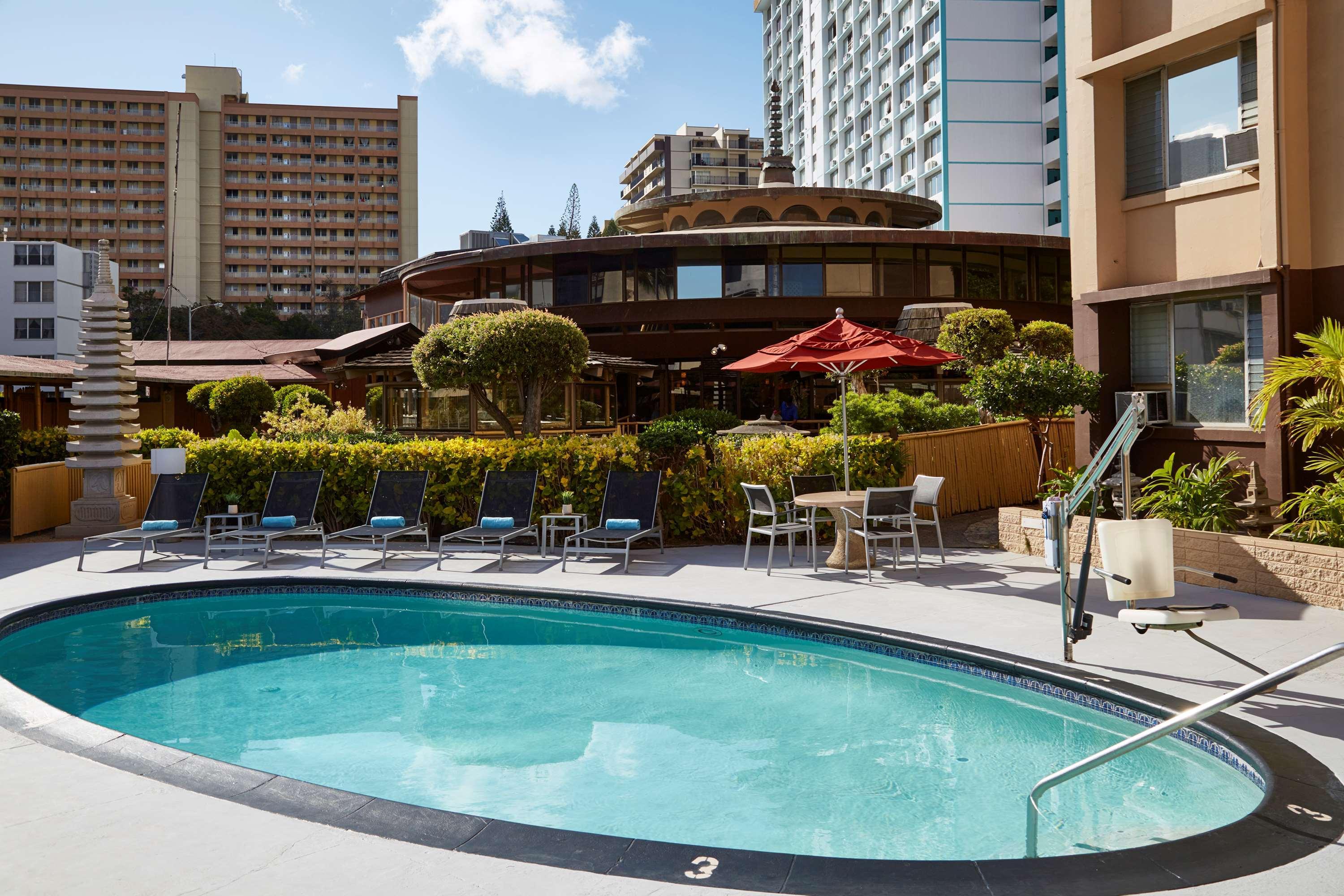 Pagoda Hotel Honolulu Bagian luar foto