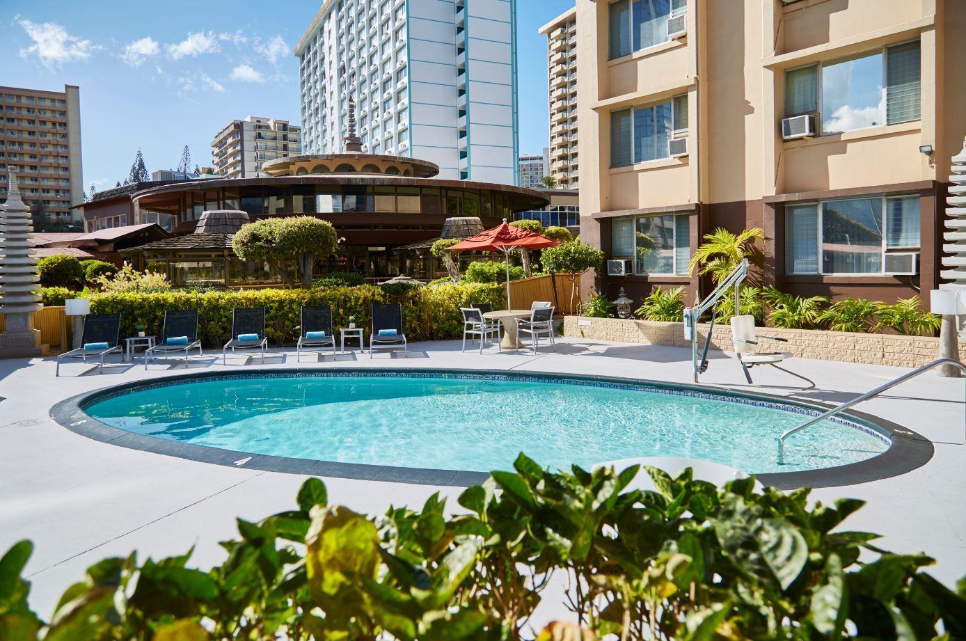 Pagoda Hotel Honolulu Bagian luar foto
